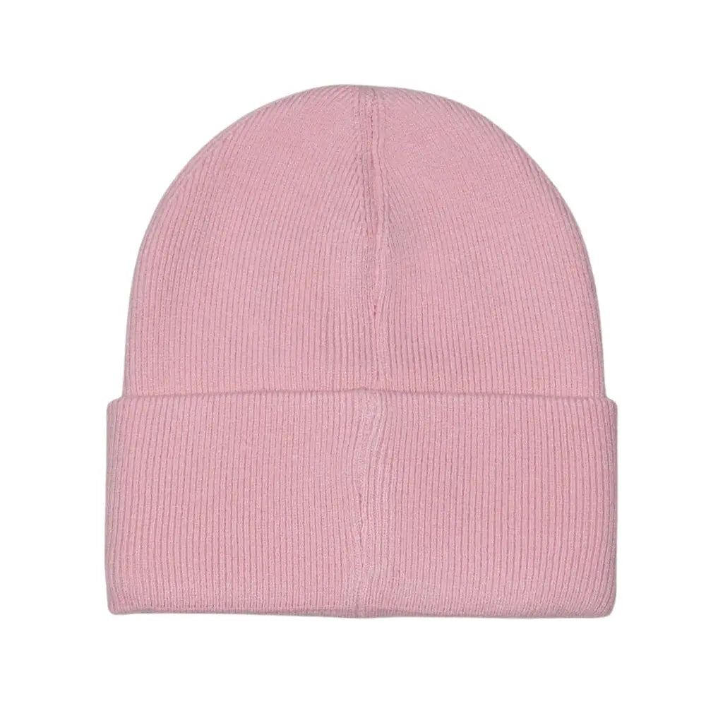 Dog Mom Embroidery Beanie Toque - Pink