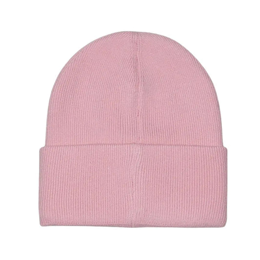 Dog Mom Embroidery Beanie Toque - Pink
