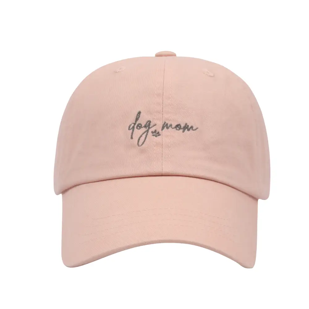 HATPHILE - HatPhile Dog Mom Paw Love Baseball Cap – Adjustable Cotton Hat for Moms Black