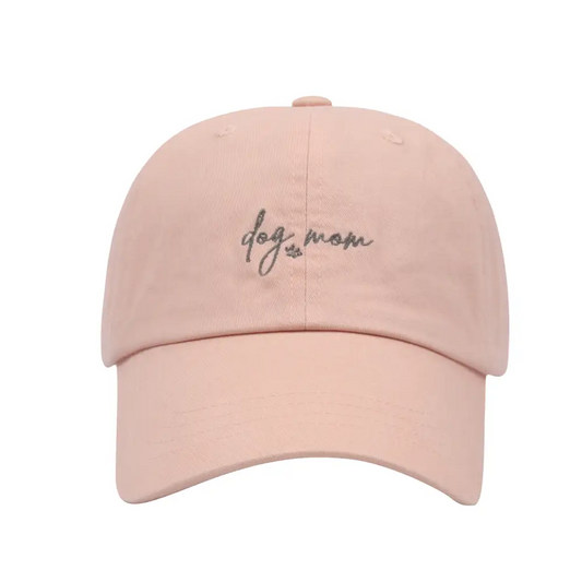 HATPHILE - HatPhile Dog Mom Paw Love Baseball Cap – Adjustable Cotton Hat for Moms Black