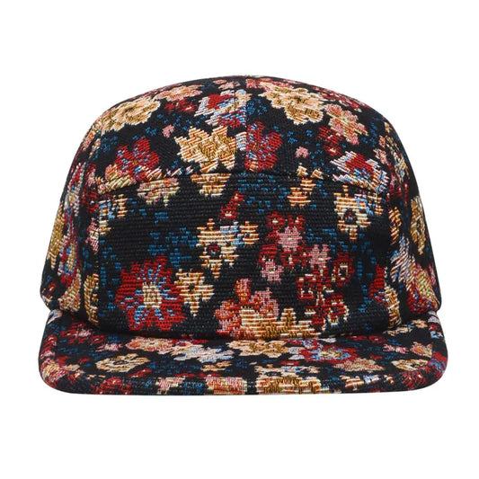 Floral patterned cap on a black background - PABOOM