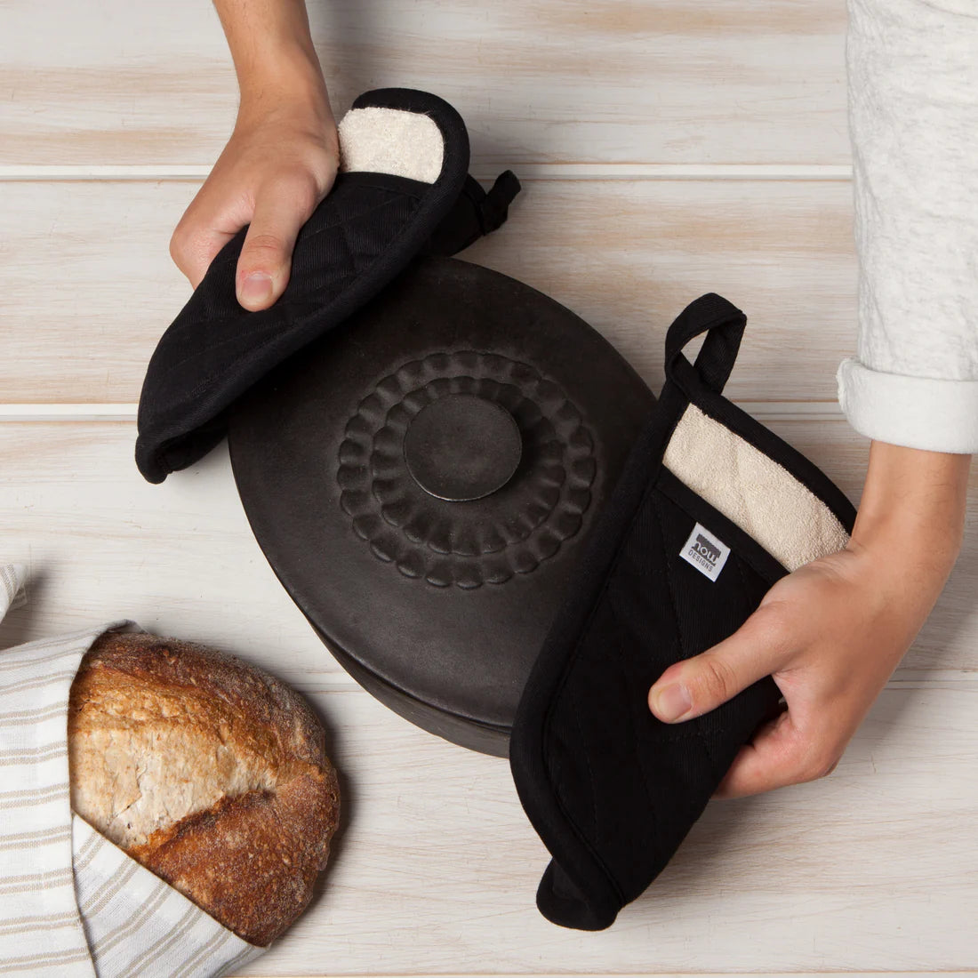 Black Pocket Potholder
