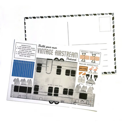 Build Your Own Vintage Airstream Postcard - PABOOM