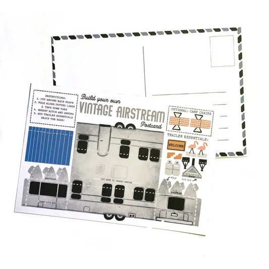 Build Your Own Vintage Airstream Postcard - PABOOM