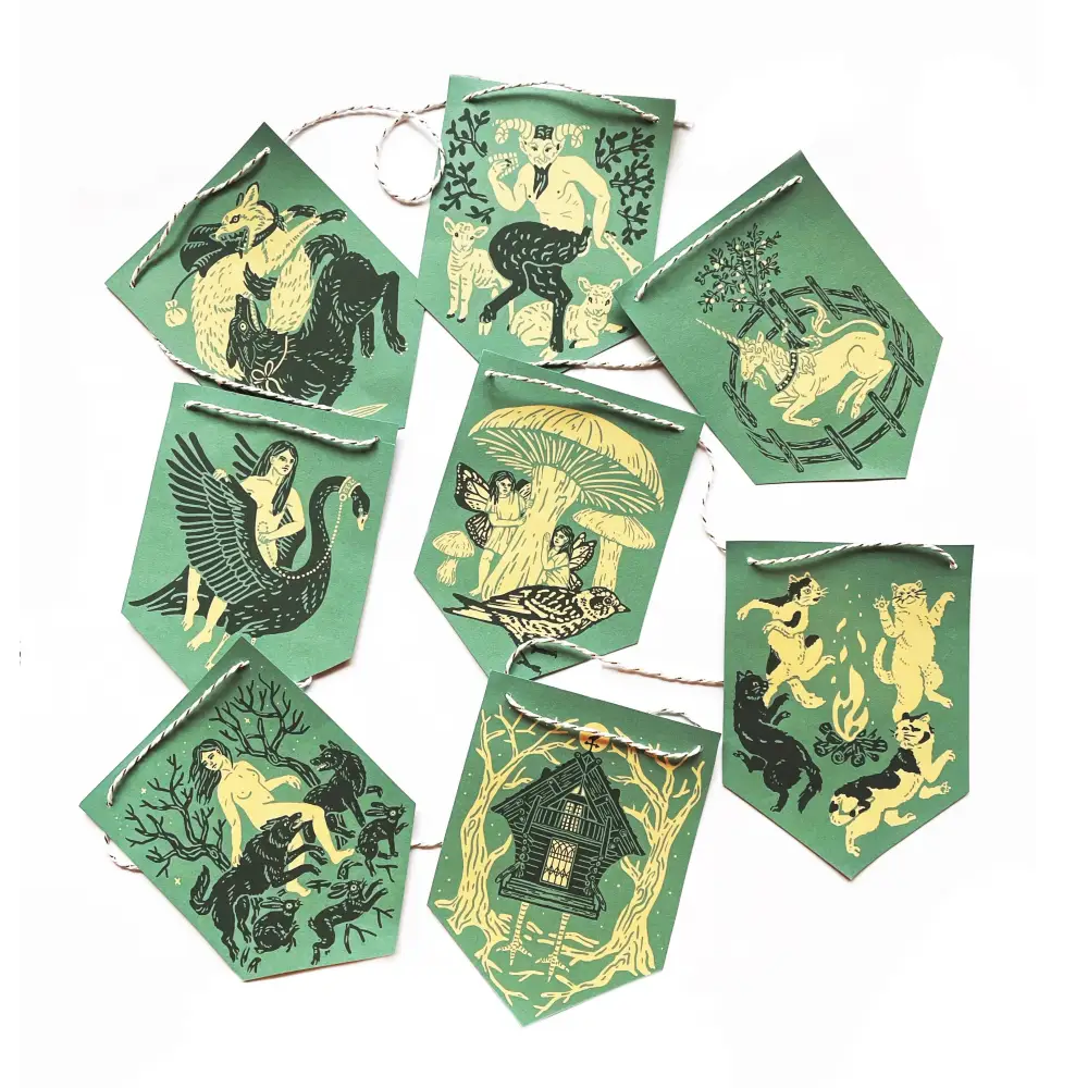 Deep Forest Folklore Paper Garland  - PABOOM
