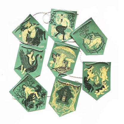 Deep Forest Folklore Paper Garland  - PABOOM