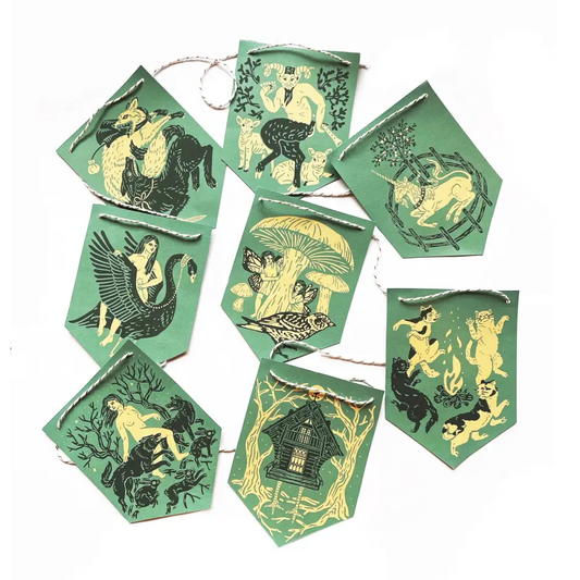 Deep Forest Folklore Paper Garland  - PABOOM