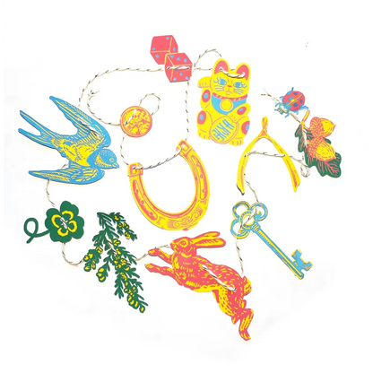 Good Luck Mini Paper Garland  - PABOOM