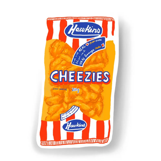 Hawkins Cheezies Sticker - PABOOM