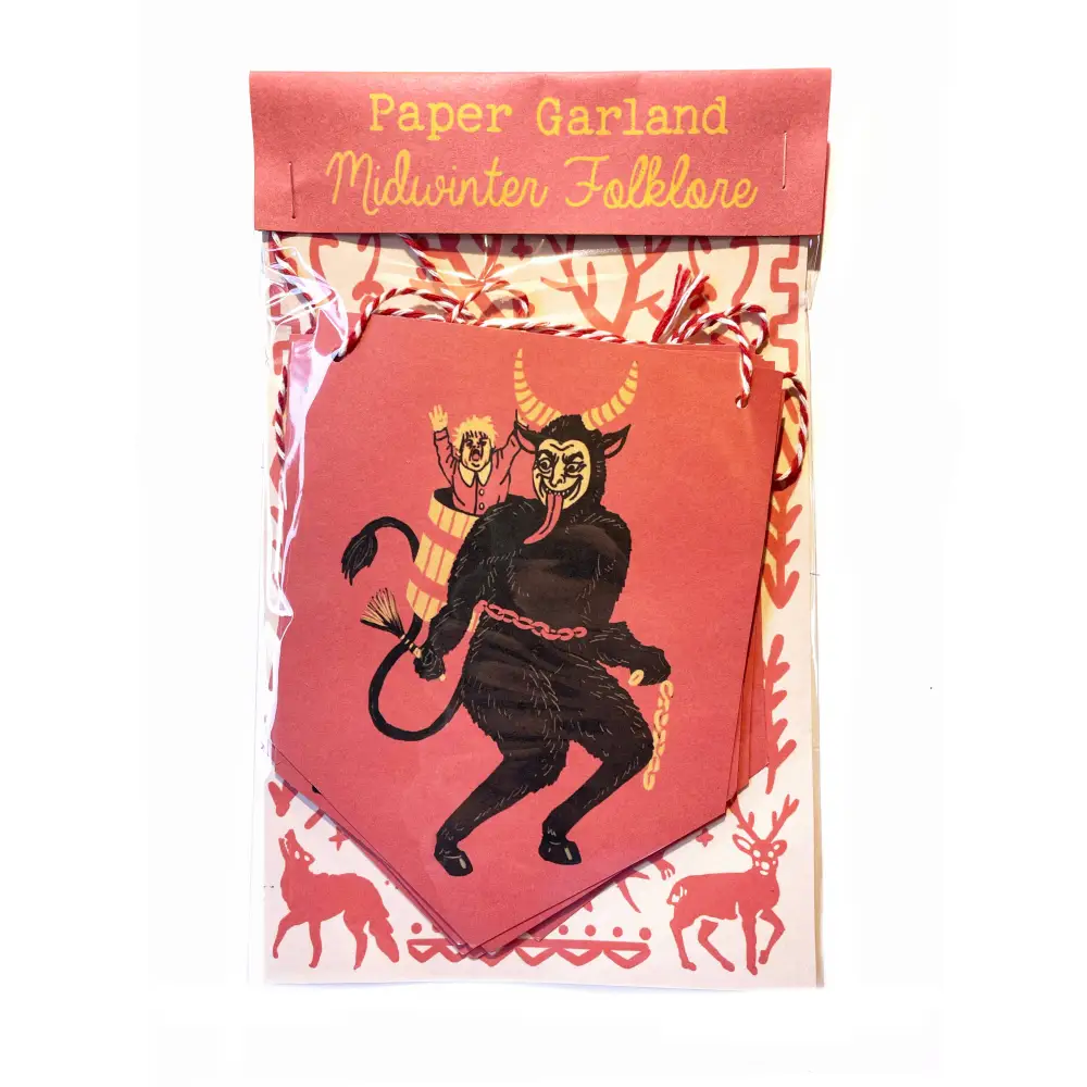 Hissing Mink - Midwinter Folklore Paper Garland