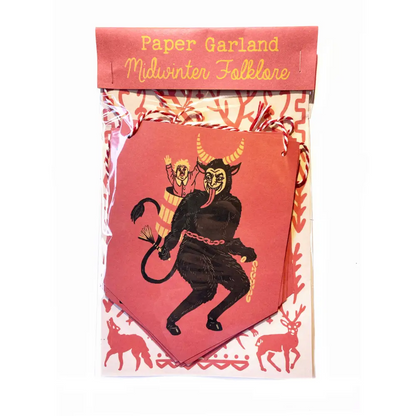 Hissing Mink - Midwinter Folklore Paper Garland