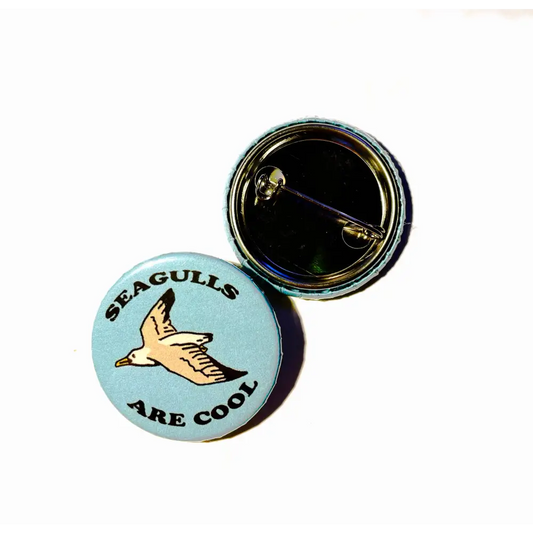Seagulls are Cool Button - PABOOM