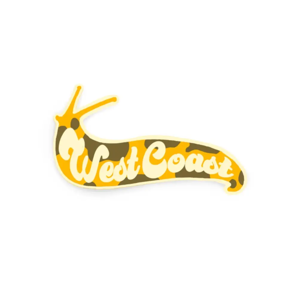 West Coast Banana Slug Sticker - PABOOM