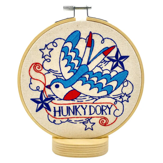 Hook Line & Tinker Embroidery Kits - Hunky Dory Complete Kit