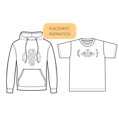 Hook Line & Tinker Embroidery Kits - Mystic Desert Stick and Stitch Bundle - clothing design sketches