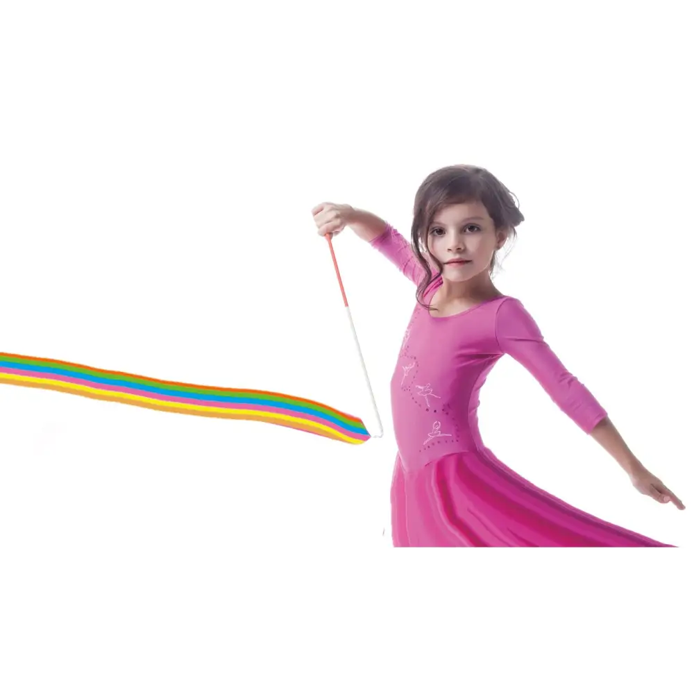 Rainbow Dance Ribbon Wand - PABOOM