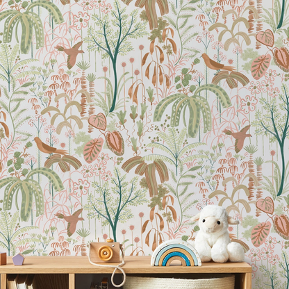 Willow Rainforest Peel and Stick Wallpaper, 28 sq. ft.