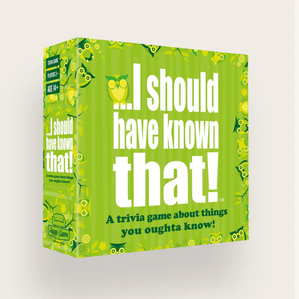 I Should Have Known That - PABOOM