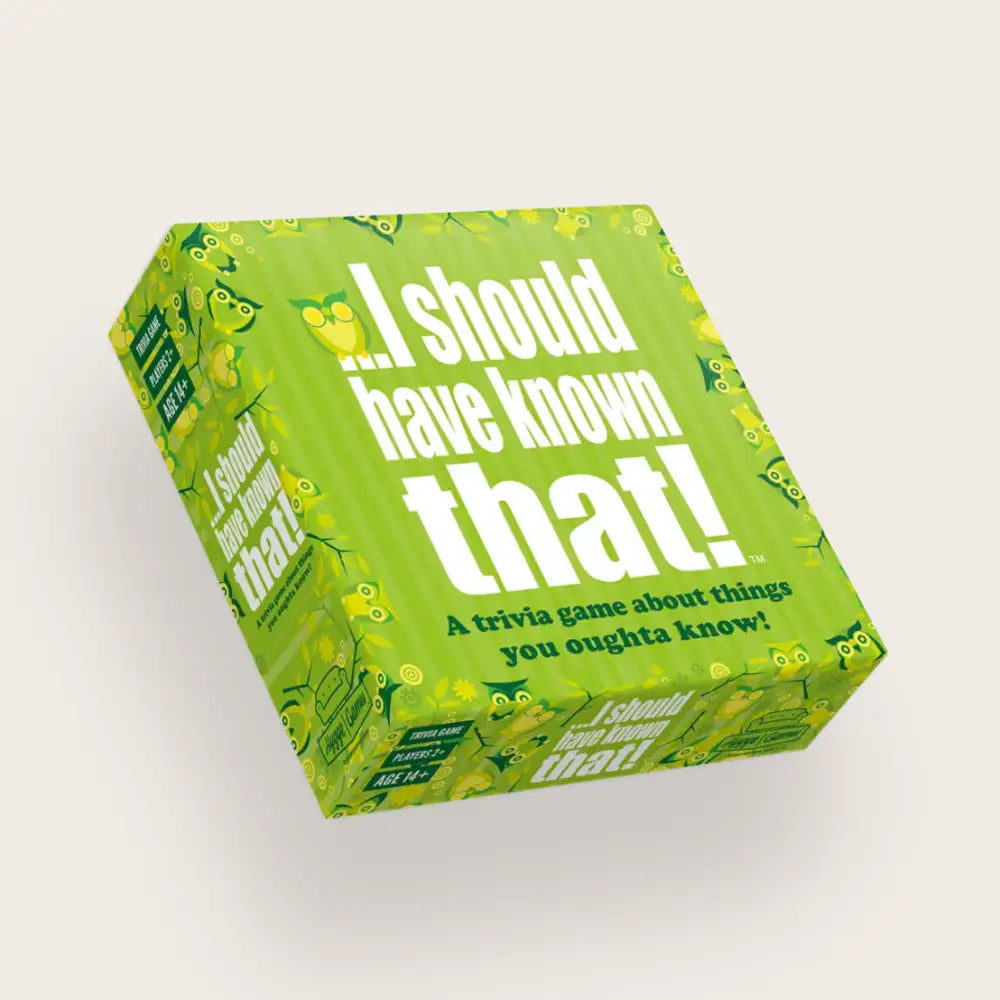 I Should Have Known That - PABOOM