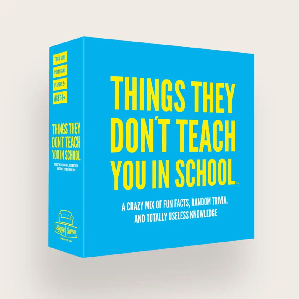 Things They Don't Teach You In School - PABOOM