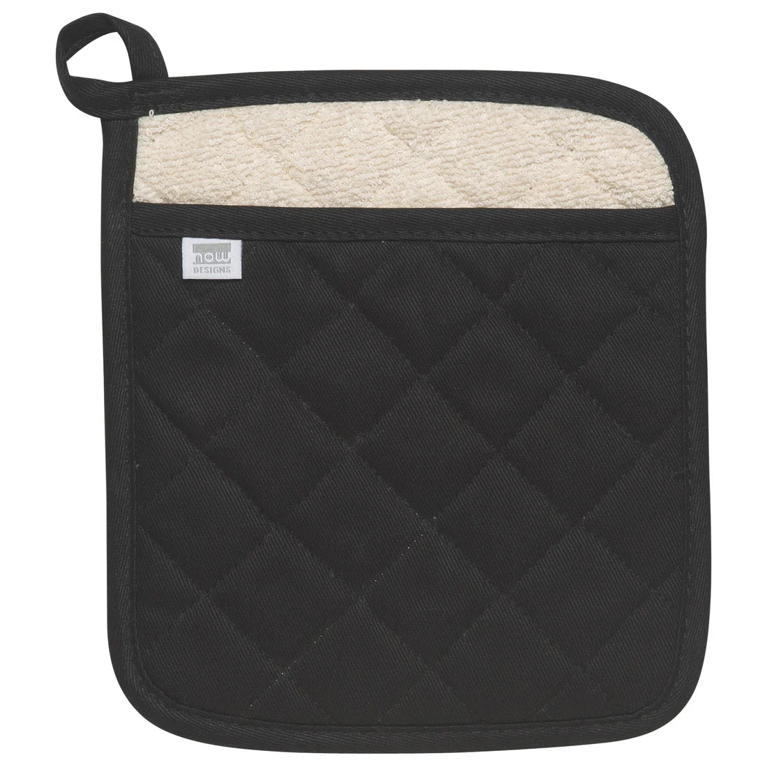 Black Pocket Potholder