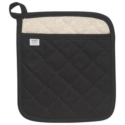 Black Pocket Potholder