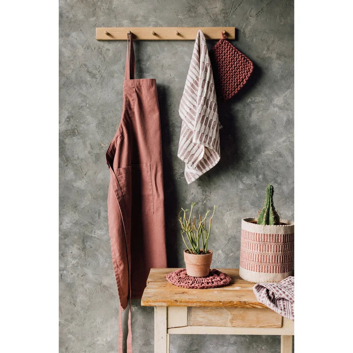 Canyon Rose dishtowels shown unfolded to display the full length – PABOOM