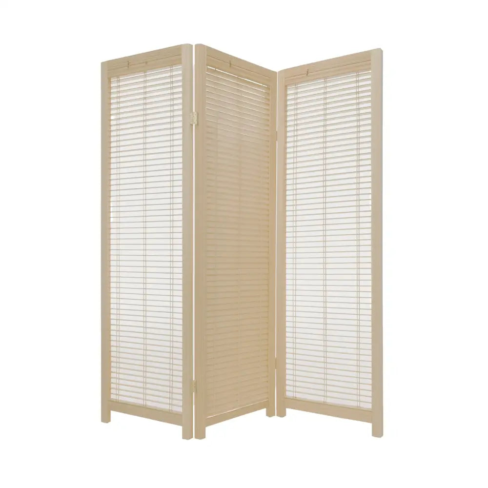IH Casa Decor - 3 Panel Adjustable Wooden Shutter Screen