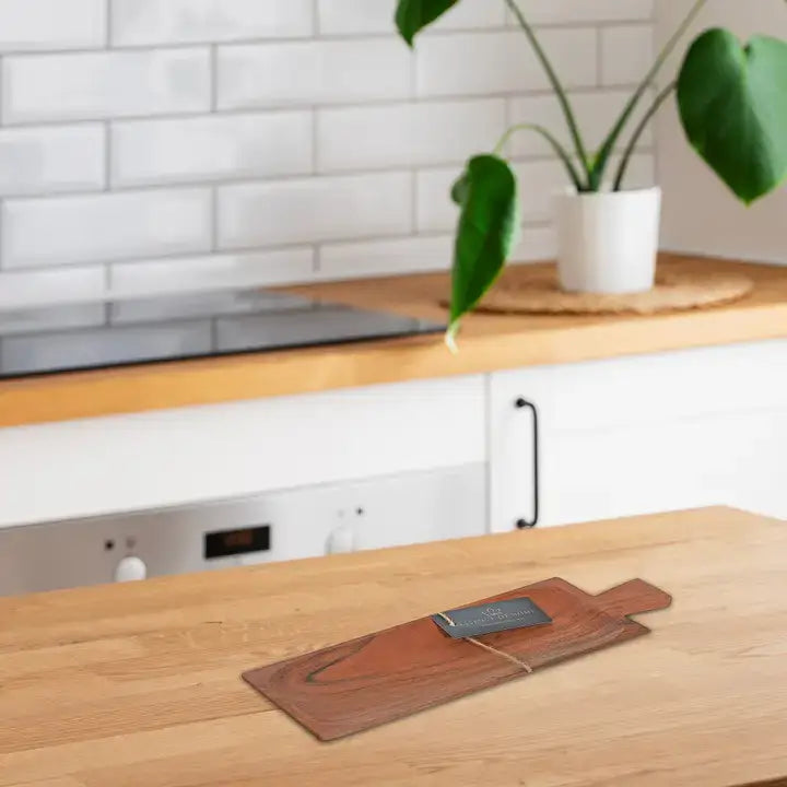 IH Casa Decor - Acacia Wooden Bevelled Handled Serving Board