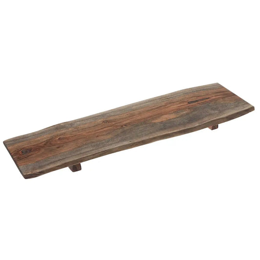 IH Casa Decor - Acacia Wooden Live Edge Rectangular Serving Board Small Brown