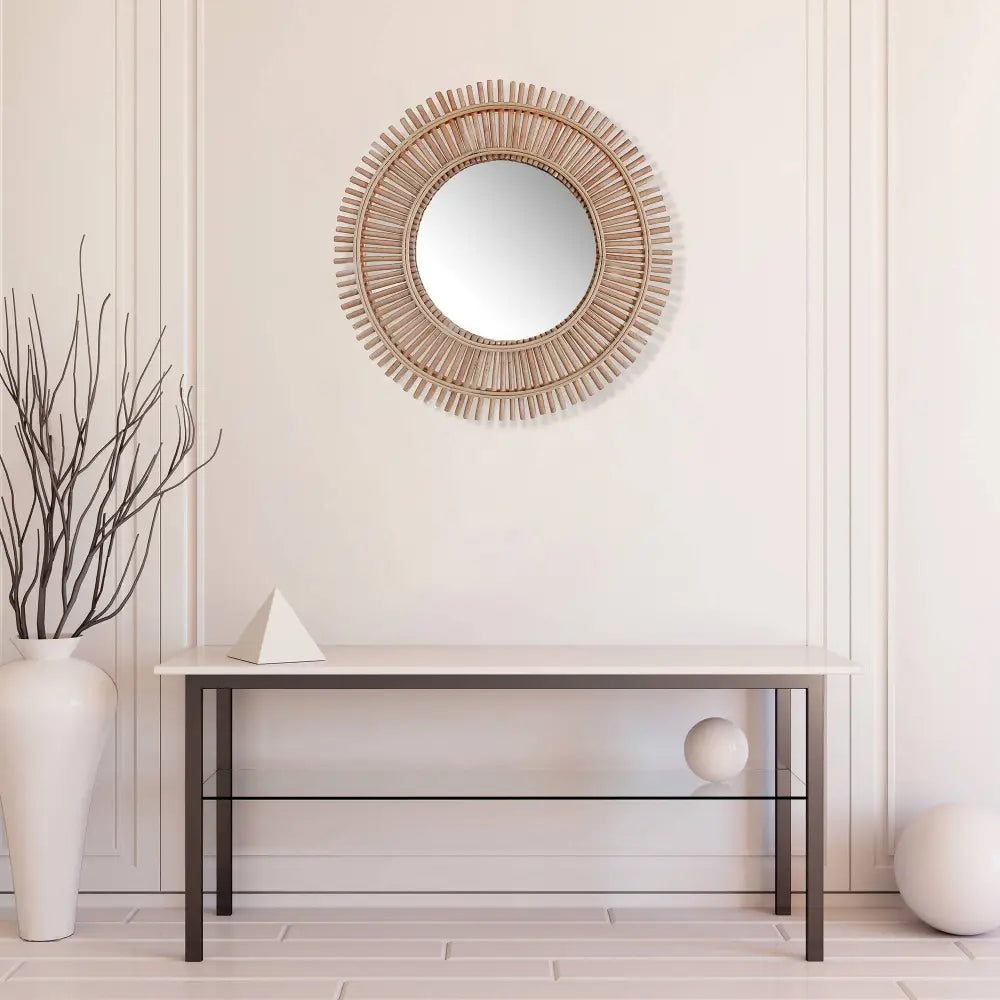 IH Casa Decor - Gaia Willow Round Mirror