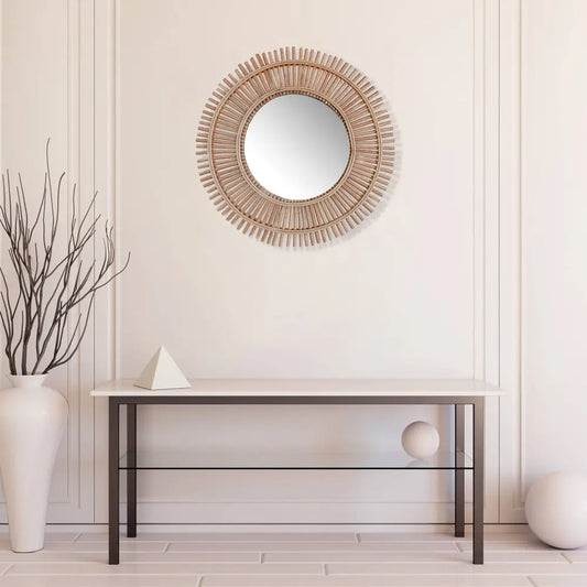 IH Casa Decor - Gaia Willow Round Mirror
