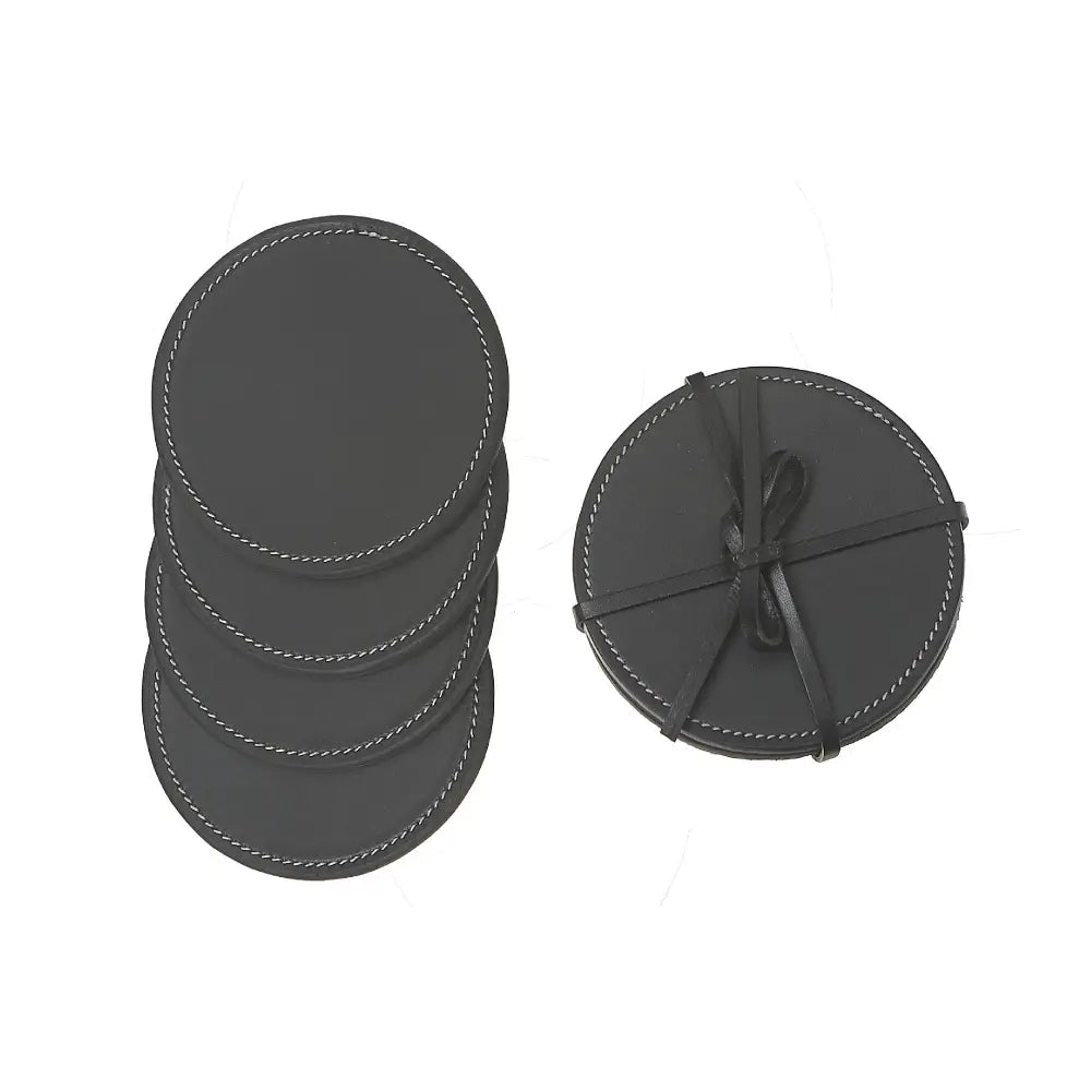 IH Casa Decor - Round Genuine Leather Coasters