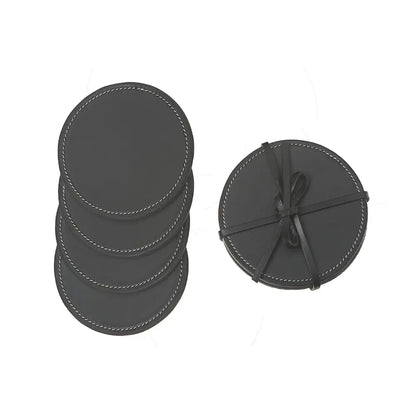 IH Casa Decor - Round Genuine Leather Coasters