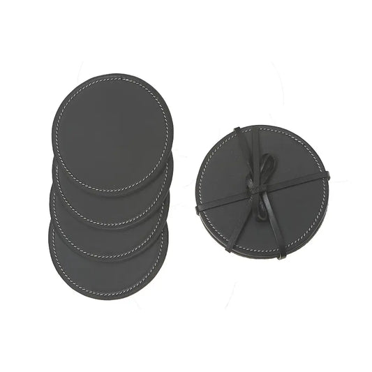 IH Casa Decor - Round Genuine Leather Coasters