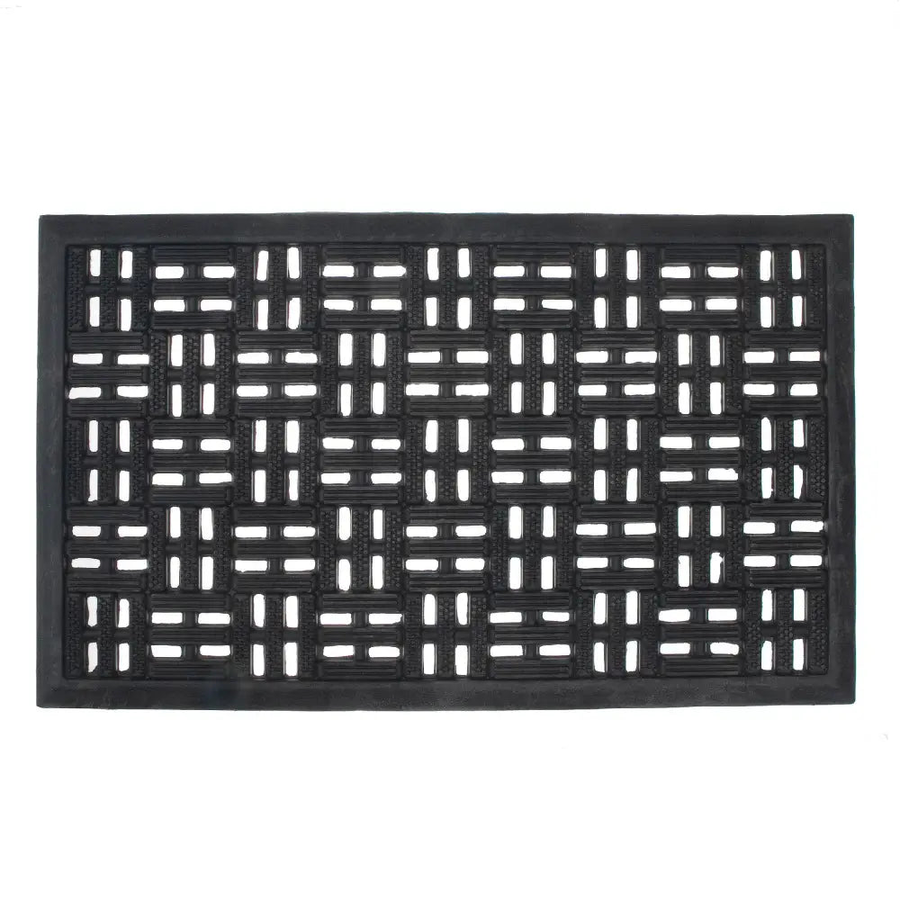 IH Casa Decor - Rubber Mat Square Grid Black