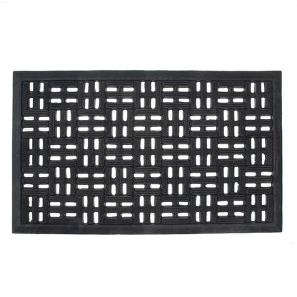 IH Casa Decor - Rubber Mat Square Grid Black