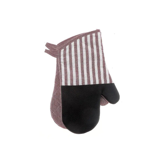 IH Casa Decor - Stripe & Neoprene 2 Pc Oven Mitt Lilac