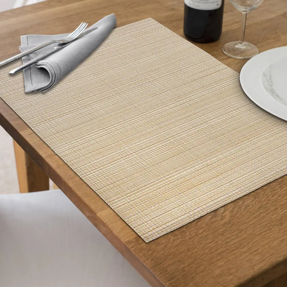 IH Casa Decor - Vinyl Placemat Linen Natural Ivory