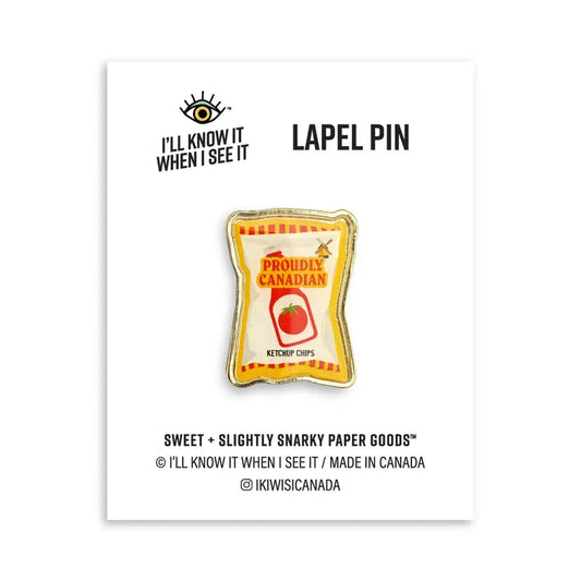 I’ll Know It When I See - Ketchup chips lapel pin