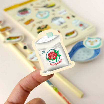 I’ll Know It When I See - Rice is life sticker sheet