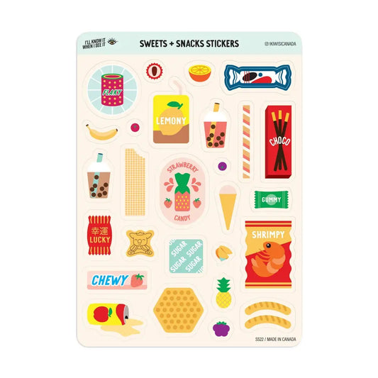 I’ll Know It When I See - Sweets + snacks sticker sheet