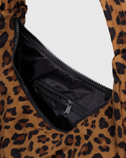 Nylon Shoulder Bag Leopard