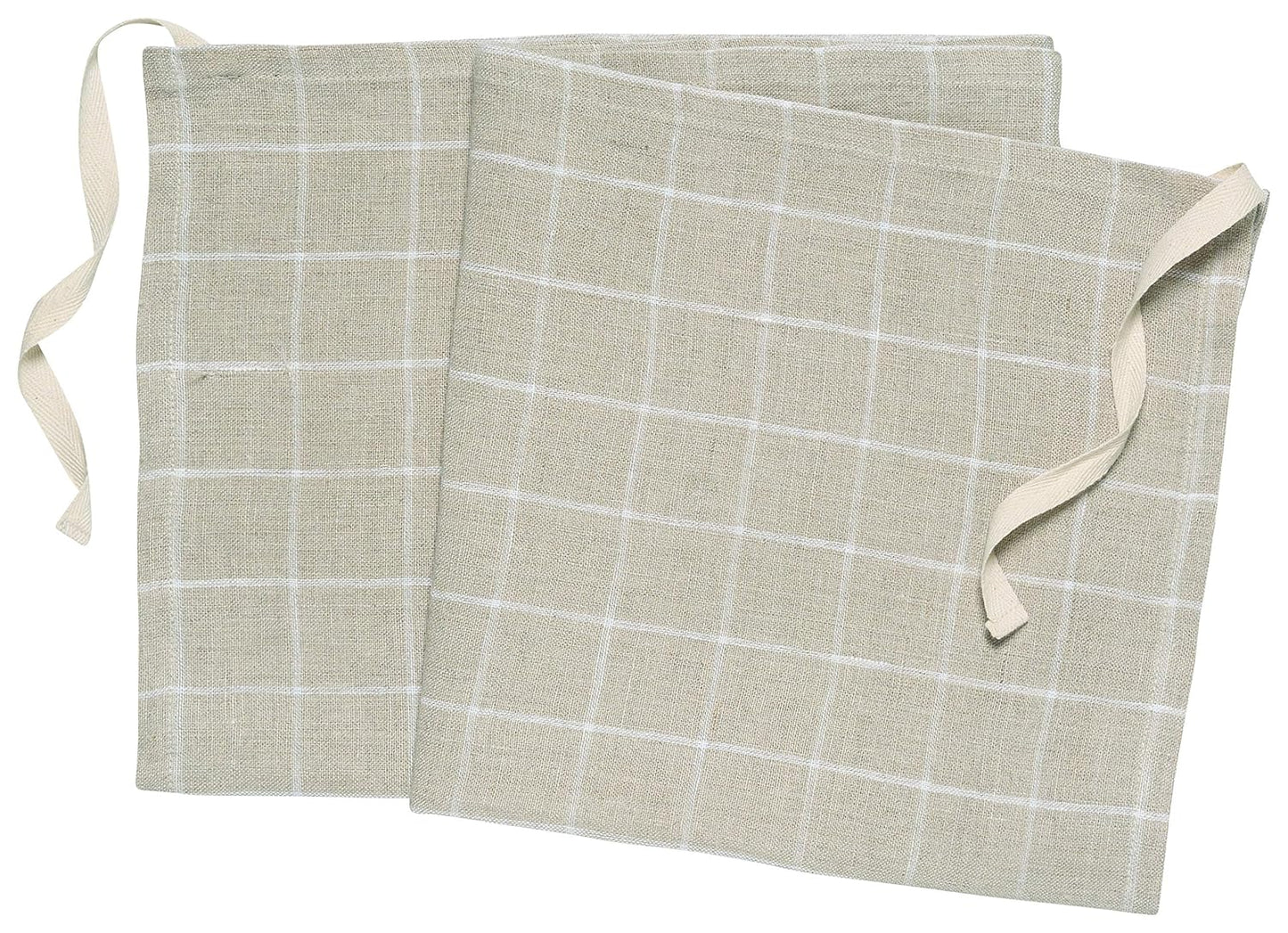 Denman Linen Apron Towel Graph Check