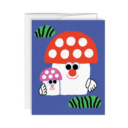 Mushroom Family Card