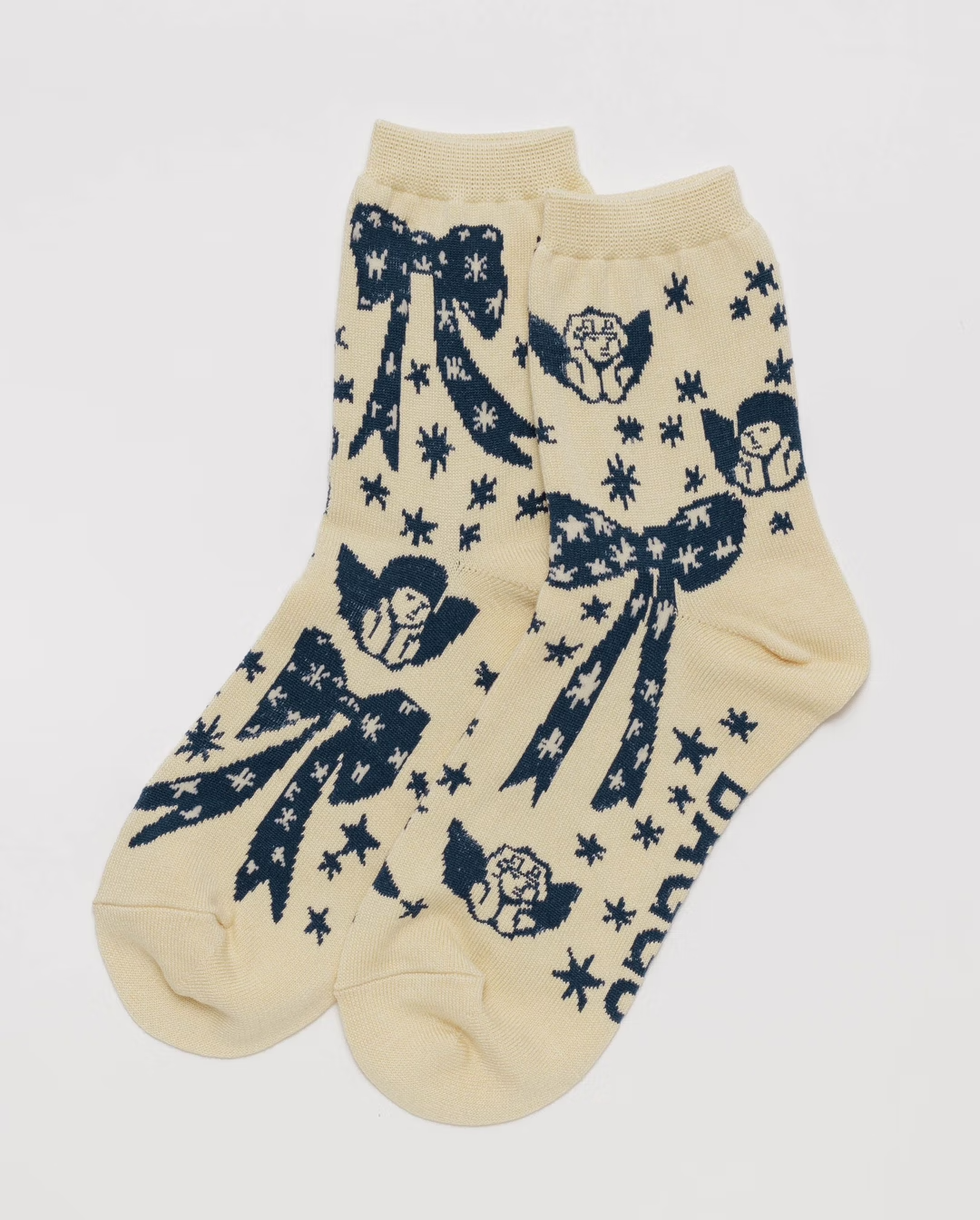 Crew Sock Cherub Bows