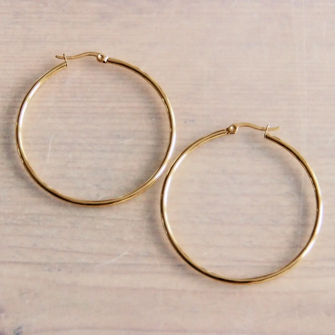 Basic Gold Hoop Large