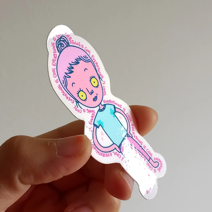 Sweaty Armpits Anxiety Sticker