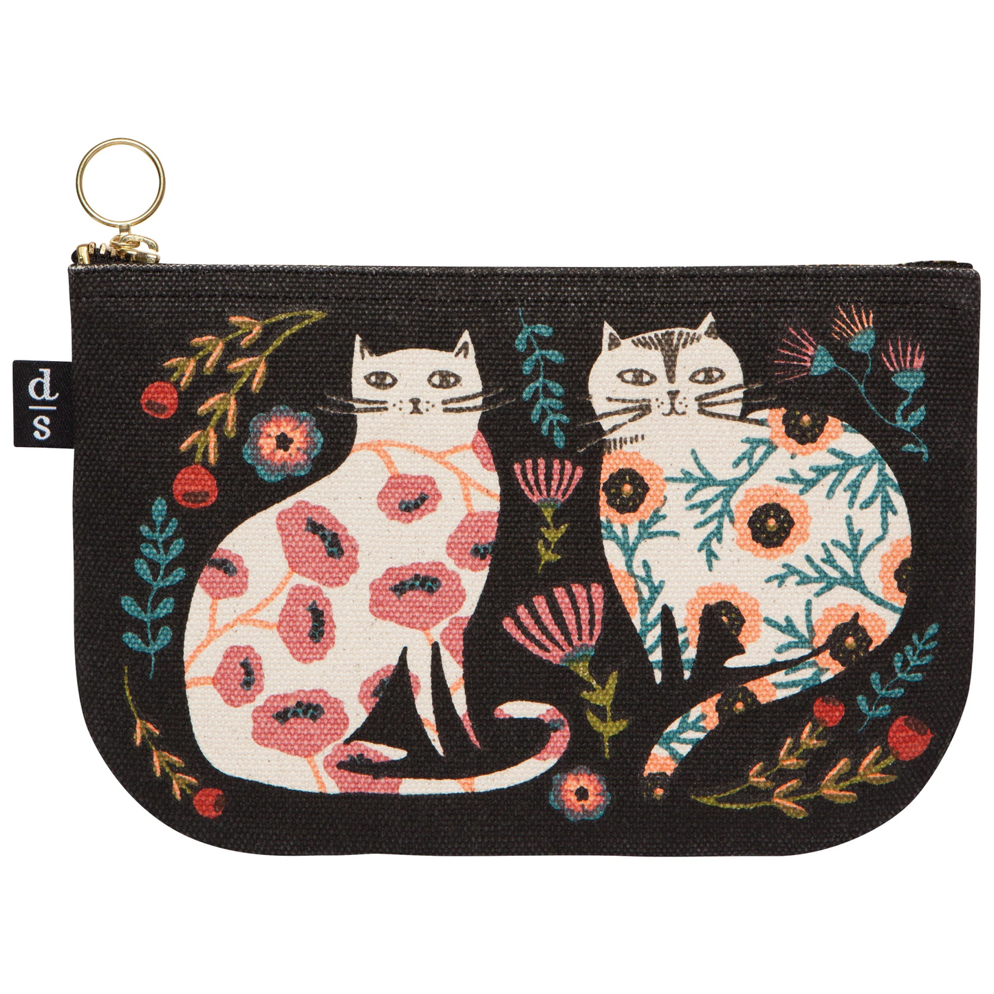 Catbloom Zippered Pouch Small