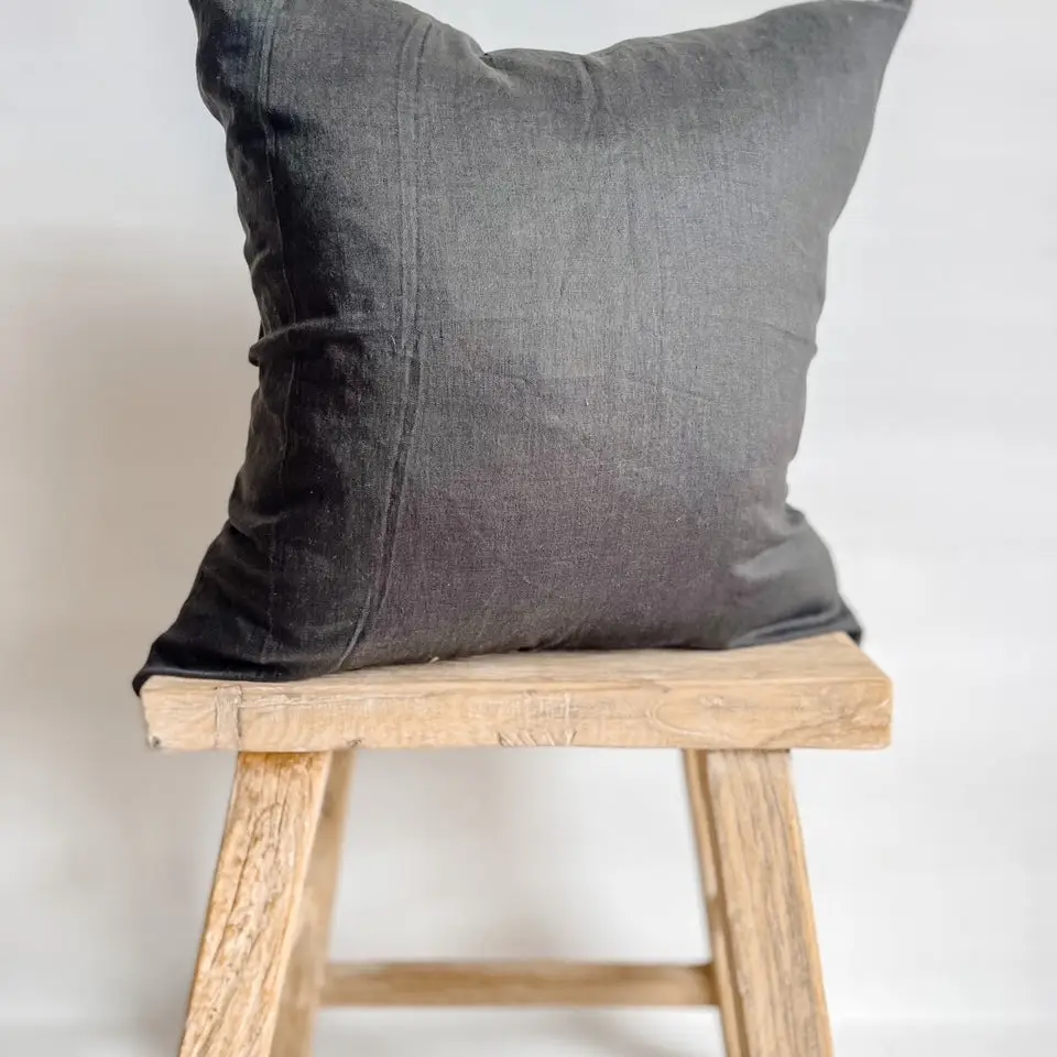 Linen Charcoal Cushion Cover